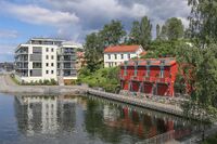 Utsikt fra den gamle Sundbrua. Foto: Leif-Harald Ruud (2025).