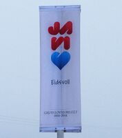 Banner fra Grunnlovsjubileet i 2014. Foto: Stig Rune Pedersen