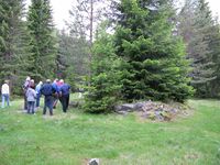 Eiker Historielags gotiske gruppe ved Dannemannsplassen i juni 2009.