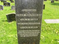 Einar Moltebergs gravminne på Ingedal kirkegård. Foto: Stig Rune Pedersen