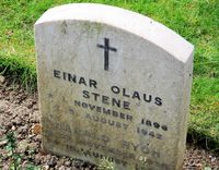 Einar Olaus Stene er gravlagt på Greenwich Cemetery i London. Foto: Stig Rune Pedersen (2019)