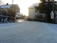 Vintermotiv fra Einerveien. Foto: Stig Rune Pedersen