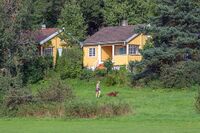 I 1925 sto de ni «Minnegavehyttene» ferdig. Foto: Leif-Harald Ruud (2012).