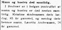 200. Ektepar døde i Svolvær i Harstad Tidende 22. november 1939.jpg