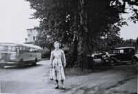 Elida Andreassen, Sundøya Fjordrestaurant, 1956. Foto: Annar Westlie