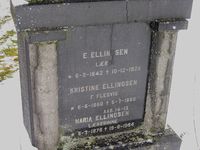 Gravminne, lærer og lokalpolitiker Elling Ellingsen. Foto: Stig Rune Pedersen