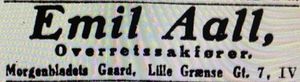 Emil Aall annonse Aftenposten 1923.jpg