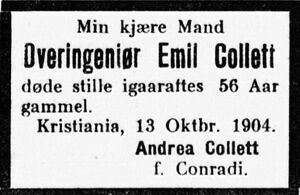 Emil Collett dødsannonse 1904.jpg