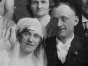 Eriksen, Hilda og Erik - Brudepar 1929..jpg