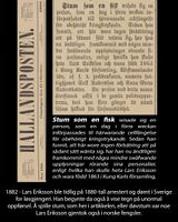 Fra Hallandsposten i Sverige i 1882 Foto: Pål Winther (collage)