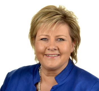 Erna Solberg - lokalhistoriewiki.no