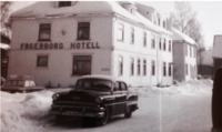 Fagerborg Hotell vinteren 1965 (antatt). Foto: Jan Syversen.