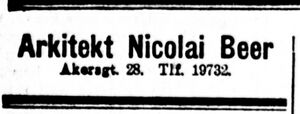 Faksimile Aftenposten 1913 annonse Beer.JPG