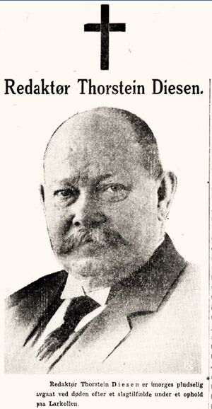 Faksimile Aftenposten 1925 Thorstein Diesen.jpg