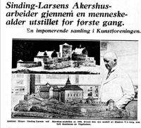 Faksimile fra Aftenposten 31. august 1931.