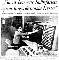 Faksimile fra Aftenposten ifm. 100-årsjubileet i 1966.