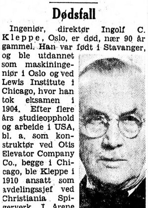 Faksimile Aftenposten 1969 Ingolf Carl Kleppe.JPG