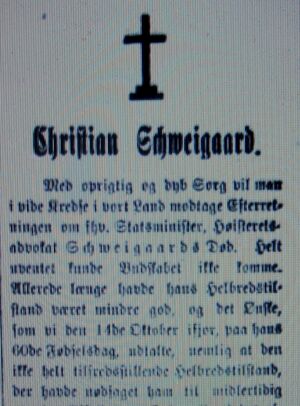 Faksimile Aftenposten 24 mars 1899 Schweigaard.JPG