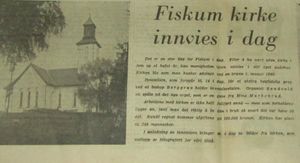 Faksimile Buskeruds Blad 31 mai 1945 Fiskum kirke.JPG
