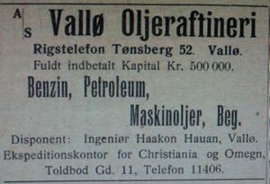 Faksimile adressebok Kristiania 1913 Vallø.JPG