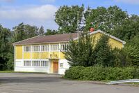 Forsamlingshuset Betel i Vanse sentrum. Foto: Leif-Harald Ruud (2020).