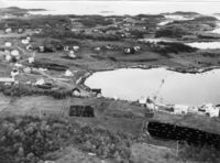Fauskevåg sett sørfra i 1964. Foto: Harstad Tidende