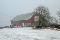 Driftsbygningen på Fet prestegård. Foto: Leif-Harald Ruud (2023).