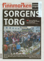 Faksimile av Finnmarkens forside 26. juli 2011.