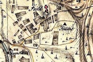 Fjeldteppen (Fieldet) Brandval vestside kart 1807.jpg