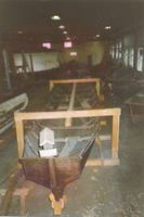 «Fjordamerra» etter flyttinga til Geitbåtmuseet. Foto: Olve Utne (1997).