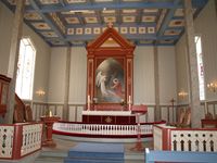 1. Flå kirkes alter.JPG