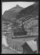 Flåm kyrkje frå 1667. Foto: Ukjent/Nasjonalbiblioteket
