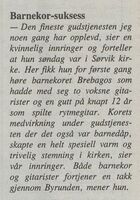 Byrunden i Harstad Tidende 8. april 1992.