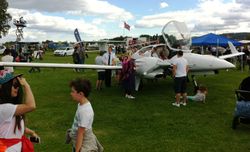 Flydagen på Kjeller 2016. Moderne tomotors.