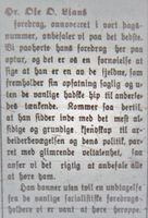 70. Forhåndsomtale av LO-lederens foredrag i Narvik 31.5. og 1. 6. 1912 i Ofotens Tidende 31. mai 1912.JPG