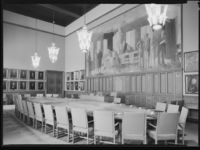 Formannskapssalen, 1957. Foto: Jac Brun