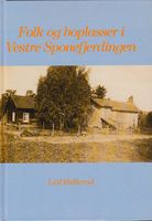 Forsida på boka til Leif Hellerud, Folk og boplasser i Vestre Sponefjerdingen, 1997.