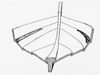 Esing på nest øverste bordkant.