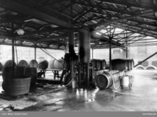 Tønneskylleriet. Foto: Anders Beer Wilse/Oslo Museum (ca 1910).