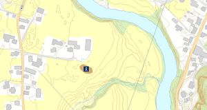 Foss kirke Lindesnes kart.jpg