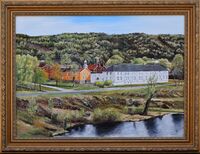 Fossesholm sett fra Smellhaugen