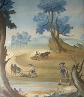 Fossesholmtapetene: Jordbruksscenen