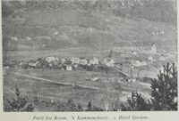 1919: Oversiktsbilde fra omkring 1919. (Kilde: "Indstilling fra Trafikplankomiteen av 1919" s 326)