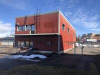 Her var det fotolaboratorium fra 1949 til 1990. Foto Steinar Bunæs.