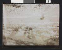 Fram i vinterkvarter. Foto: Nasjonalbiblioteket