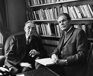 Francis Bull og Sigurd Evensmo foto 1973.jpg