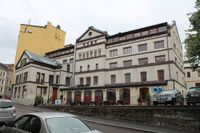 Fabrikkbygningen fra 1888 i dag. Foto: Chris Nyborg (2013).