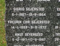 Christian Sejersted er gravlagt i familiegrav på Vestre gravlund i Oslo Foto: Stig Rune Pedersen