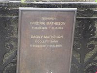 Tegneren Fredrik Matheson er gravlagt i familiegrav på Strømsø kirkegård. Foto: Stig Rune Pedersen