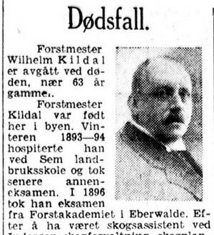 Fredrik Wilhelm Kildal nekrolog Aftenposten 1936.jpg